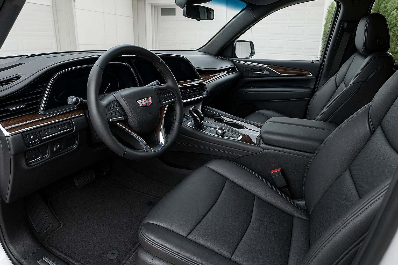 after wash interior escalade 