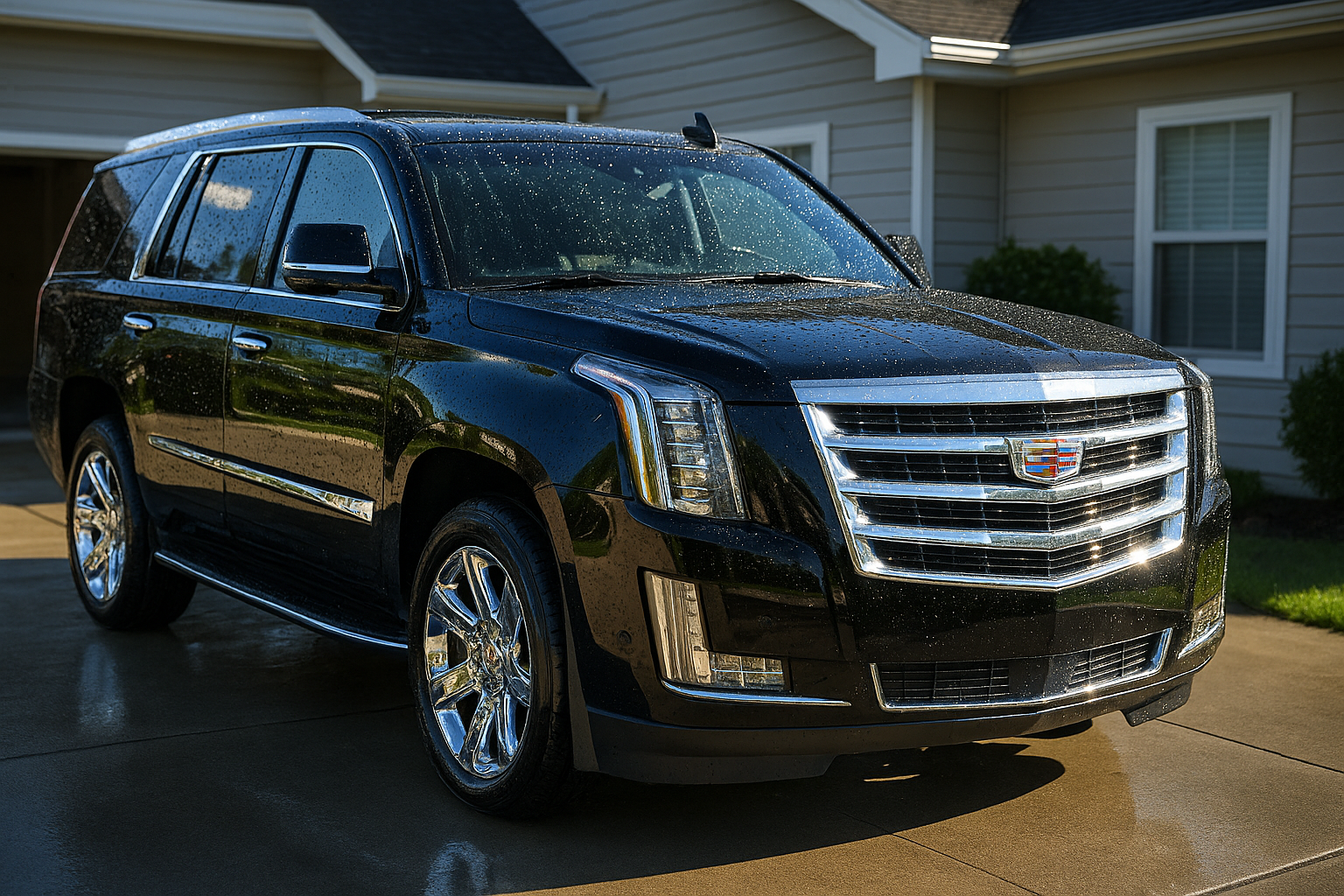 put it on a driveway